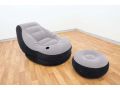 Chaise longue Intex Ultra avec pouf