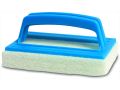 Tampon à récurer pour piscine avec poignée