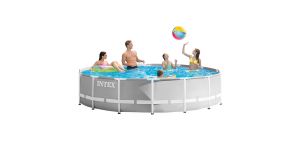 Intex piscine 457 x 107 rond | Prism Frame avec pompe de filtration