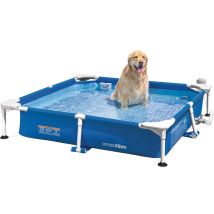 Piscine pour chien Intex 152 x 152 x 30 cm | Piscine à cadre avec pompe à filtre