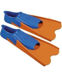 Beco Swimming Flippers Short Junior Bleu/Orange Taille 34/35
