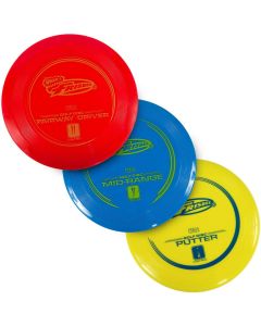 Wham-O Discgolf Starter Set 3-pack - Multicolore