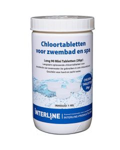 Comprimés de chlore interligne - Long90 20gramme / 1kg
