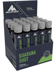 Multipower Guarana Shot, 20 x 25 ml flacons