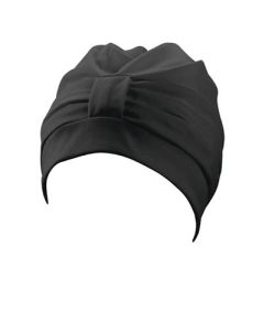 ECO bonnet de bain femme | tissu | fermeture velcro | noir