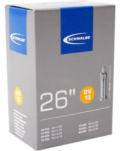 Schwalbe Chambre à air - DV13 - 26 pouces x 1,50 - 2,40 - Valve hollandaise - 40mm.