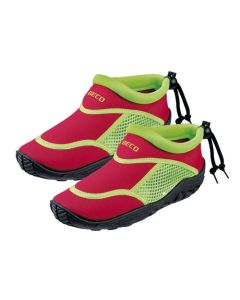 Chaussures d'eau en néoprène BECO pour enfants, rouge/vert, taille 26