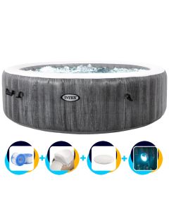 Intex jacuzzi gonflable Greywood Deluxe 4 personnes