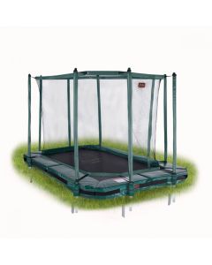 Filet de sécurité Avyna Pro-Line avec poteaux pour trampoline enterré 340 x 240 cm