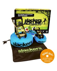 Slackers Set de Slackline "Classic" avec ligne d'apprentissage