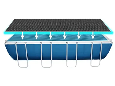 Voile solaire de piscine