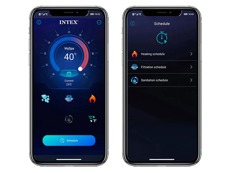 Intex inflatable jacuzzi app