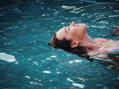 Eau de piscine chauffée