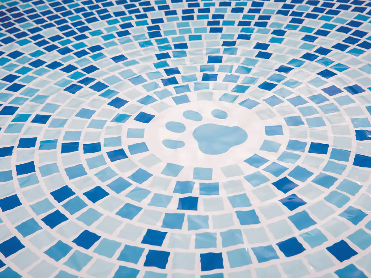 Comfortpool filterglas Hondenzwembad bodem